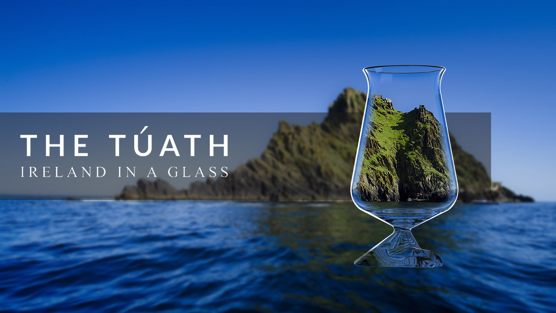 tuath glass inspired by skellig micheal